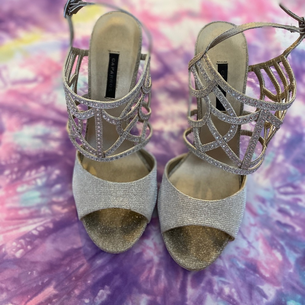 Capparos Gold Heels